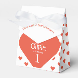 Caixinha De Lembrancinhas Barraca vermelha do coração da primeira festa de