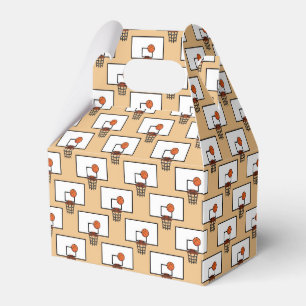 Caixinha De Lembrancinhas Basketball Hoop Pattern