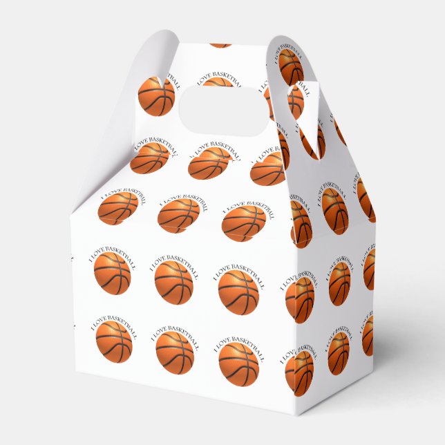 Caixinha De Lembrancinhas Basquete de couro preto e laranja personalizado (Verso)