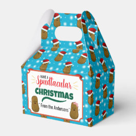 Caixinha De Lembrancinhas Batata Spudtacular Natal Personalizado