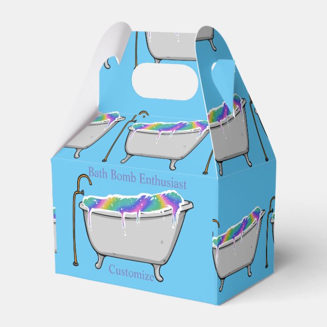 Caixinha De Lembrancinhas Bath Bomb Babe Thunder_Cove (Frente)