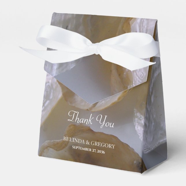 Caixinha De Lembrancinhas Beach Clams Wedding (Frente)