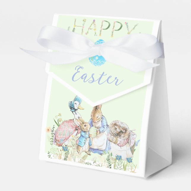 Caixinha De Lembrancinhas Beatrix Potter Peter the Rabbit Páscoa Favor Box (Frente)
