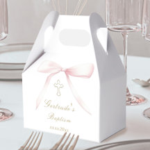 Bebê arco rosa do batismo