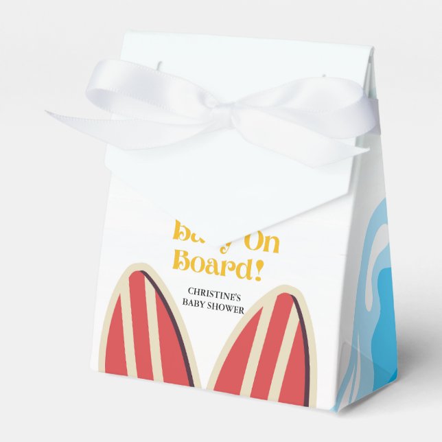 Caixinha De Lembrancinhas Bebê na praia conselho obrigado você (Frente)