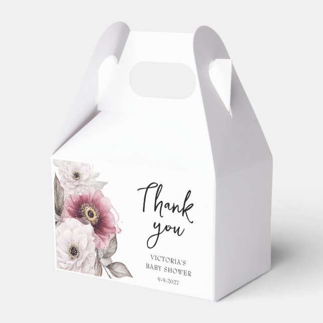 Caixinha De Lembrancinhas Bebê no Bloom Chá de fraldas (Frente)