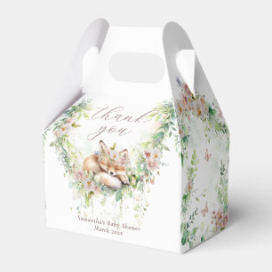 Caixinha De Lembrancinhas Bebê no Bloomland Woodland Floral Baby Chá