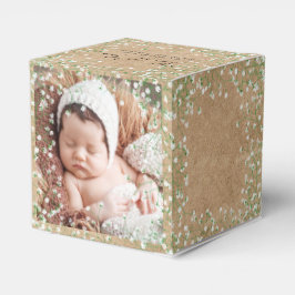 Caixinha De Lembrancinhas Bebê Respira Aquarela Floral Baptism Cute