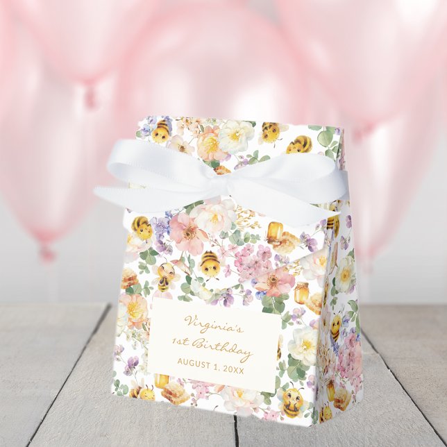Caixinha De Lembrancinhas Bee Birthday (Bee Birthday Favor Boxes
)