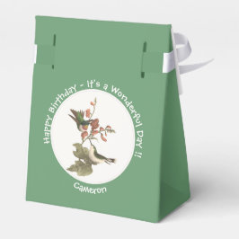 Caixinha De Lembrancinhas Beija-flor-de-garganta-rubi, aniversário ou outro