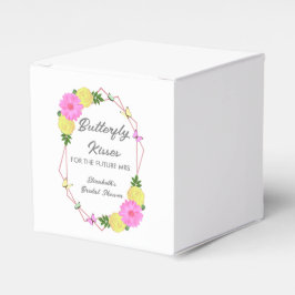 Caixinha De Lembrancinhas Beijos de Borboleta Para o Chá de Bebê da Futura S
