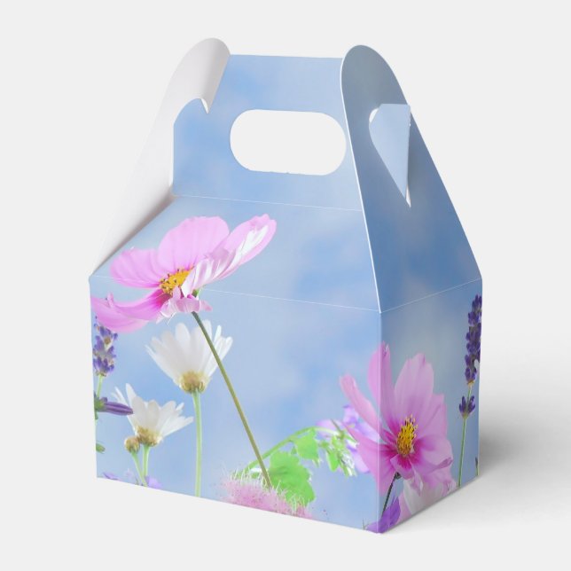 Caixinha De Lembrancinhas Belas flores silvestres da primavera (Frente)