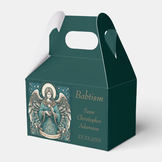 Caixinha De Lembrancinhas Belo Angel Beneath sob as estrelas (Frente)