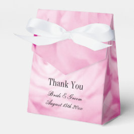 Caixinha De Lembrancinhas Belo casamento de impressão rosa-rosa