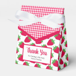 Caixinha De Lembrancinhas Berry Themed Strawberry Festa de aniversário