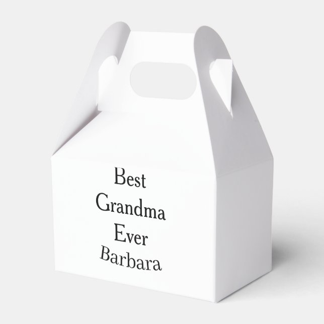 Caixinha De Lembrancinhas Best Grandma ever name date simple mothers day min (Frente)