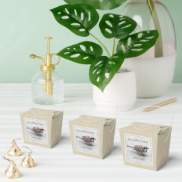 Caixinha De Lembrancinhas Bíblia de Fotografia de Pássaro Sparrow em forma m