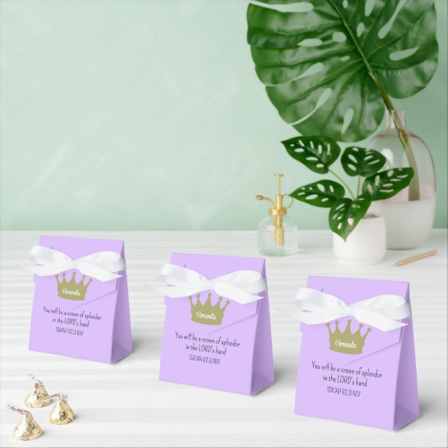 Caixinha De Lembrancinhas Bíblia Versa Fé Cristã Leve Roxo (Múltiplo)