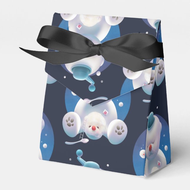 Caixinha De Lembrancinhas Bichon Ice Shaver Dreamland (Frente)