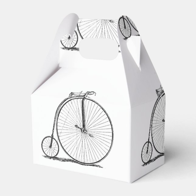 Caixinha De Lembrancinhas Bicicleta de Roda Alta Penny Farthing (Frente)