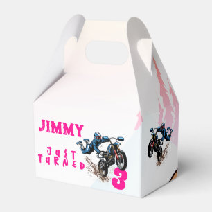 Caixinha De Lembrancinhas Biker Kid Stirt Stunt Bike Birthday