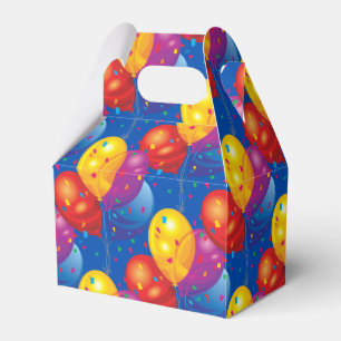 Caixinha De Lembrancinhas Birthday Balloons Favor Box