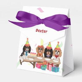 Caixinha De Lembrancinhas Birthday Cavalier King Charles Spaniel