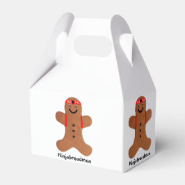 Caixinha De Lembrancinhas Biscoito de Ninjabreadman (biscoito)