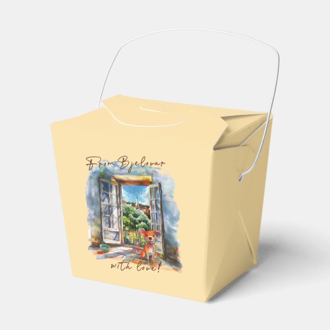 Caixinha De Lembrancinhas Bjelovar (Frente)