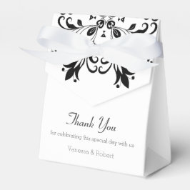 Caixinha De Lembrancinhas Black Floral Mandala