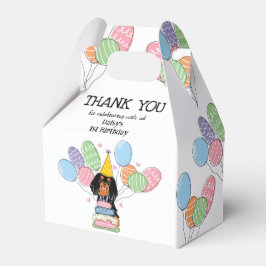 Caixinha De Lembrancinhas Black Tan Cavalier King Charles Spaniel Obrigado