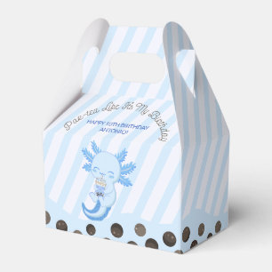 Caixinha De Lembrancinhas Blue Axolotl Bubble Boba Tea Par Par tea Boys Aniv