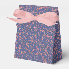 Caixinha De Lembrancinhas Blue Easter Egg Outline Gift Box – Spring Treat 