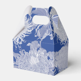 Caixinha De Lembrancinhas Blue White Vintage Chinoiserie Floral