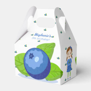 Caixinha De Lembrancinhas Blueberry Birthday