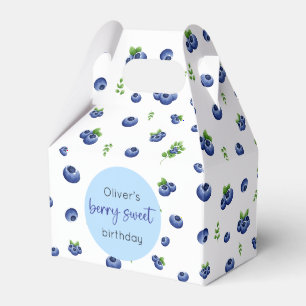Caixinha De Lembrancinhas Blueberry Birthday Berry Sweet