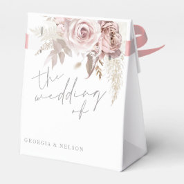 Caixinha De Lembrancinhas Blush Pink Floral O Casamento de