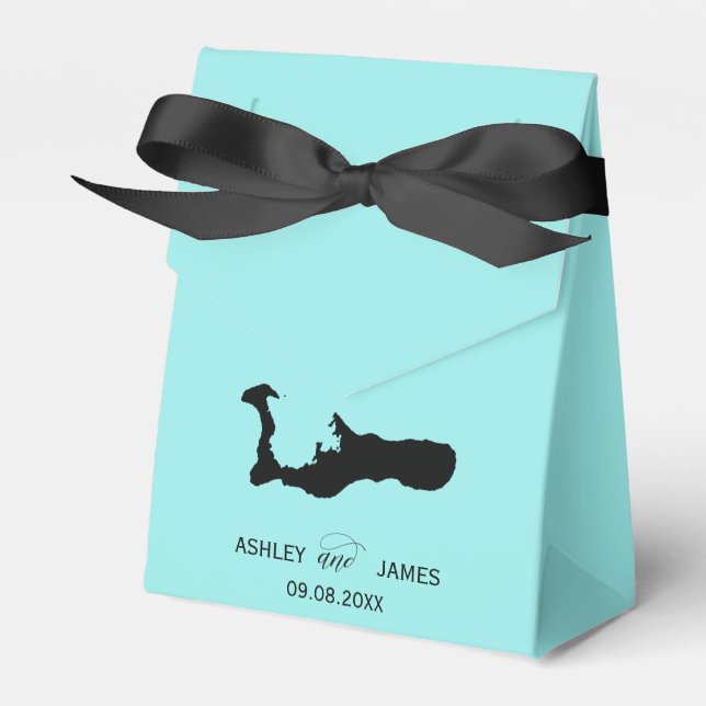 Caixinha De Lembrancinhas Boas-vindas ao Grand Cayman Map Box (Frente)