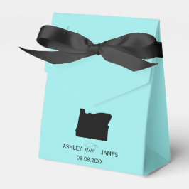 Caixinha De Lembrancinhas Boas-vindas ao Oregon Favor Box, Mapa Estatal