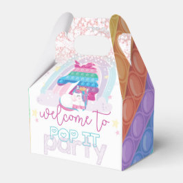 Caixinha De Lembrancinhas Boas-vindas ao Pop da Unicorn