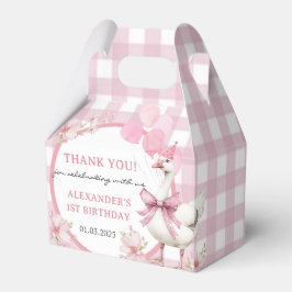 Caixinha De Lembrancinhas Bobo Goose primeiro aniversario