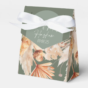 Caixinha De Lembrancinhas Bohenian Boho Sage Green Casado