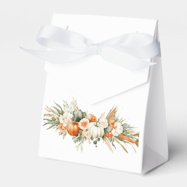 Caixinha De Lembrancinhas Boho Autumn Floral Arrangement (Frente)