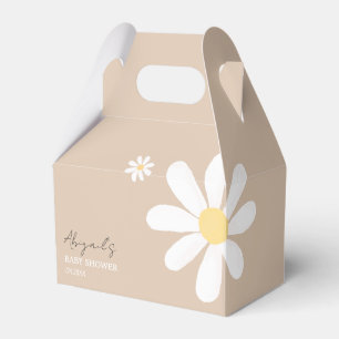 Caixinha De Lembrancinhas Boho Daisy Floral Chá de fraldas