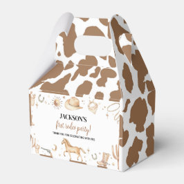 Caixinha De Lembrancinhas Boho First Rodeo Birthday