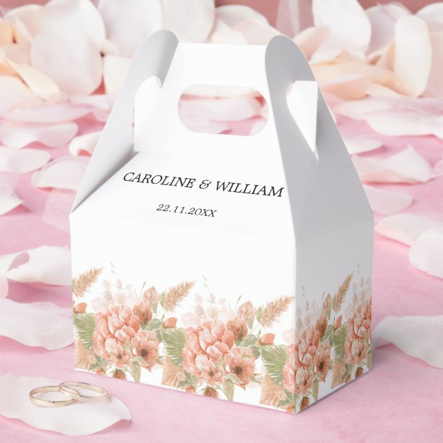 Caixinha De Lembrancinhas Boho Floral Wedding (Casamento)