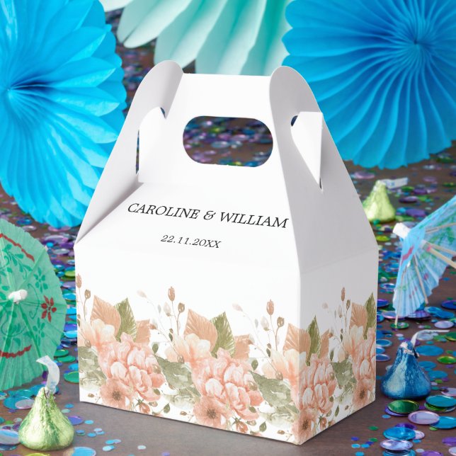 Caixinha De Lembrancinhas Boho Floral Wedding (Festa)