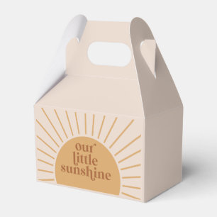 Caixinha De Lembrancinhas Boho Nossa Pequena Sunshine Aniversário