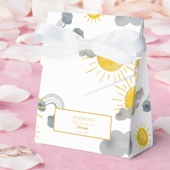 Caixinha De Lembrancinhas Boho Primeira Viagem Em Torno Do primeiro aniversa (Casamento)