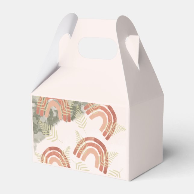 Caixinha De Lembrancinhas Boho Rainbow (Frente)